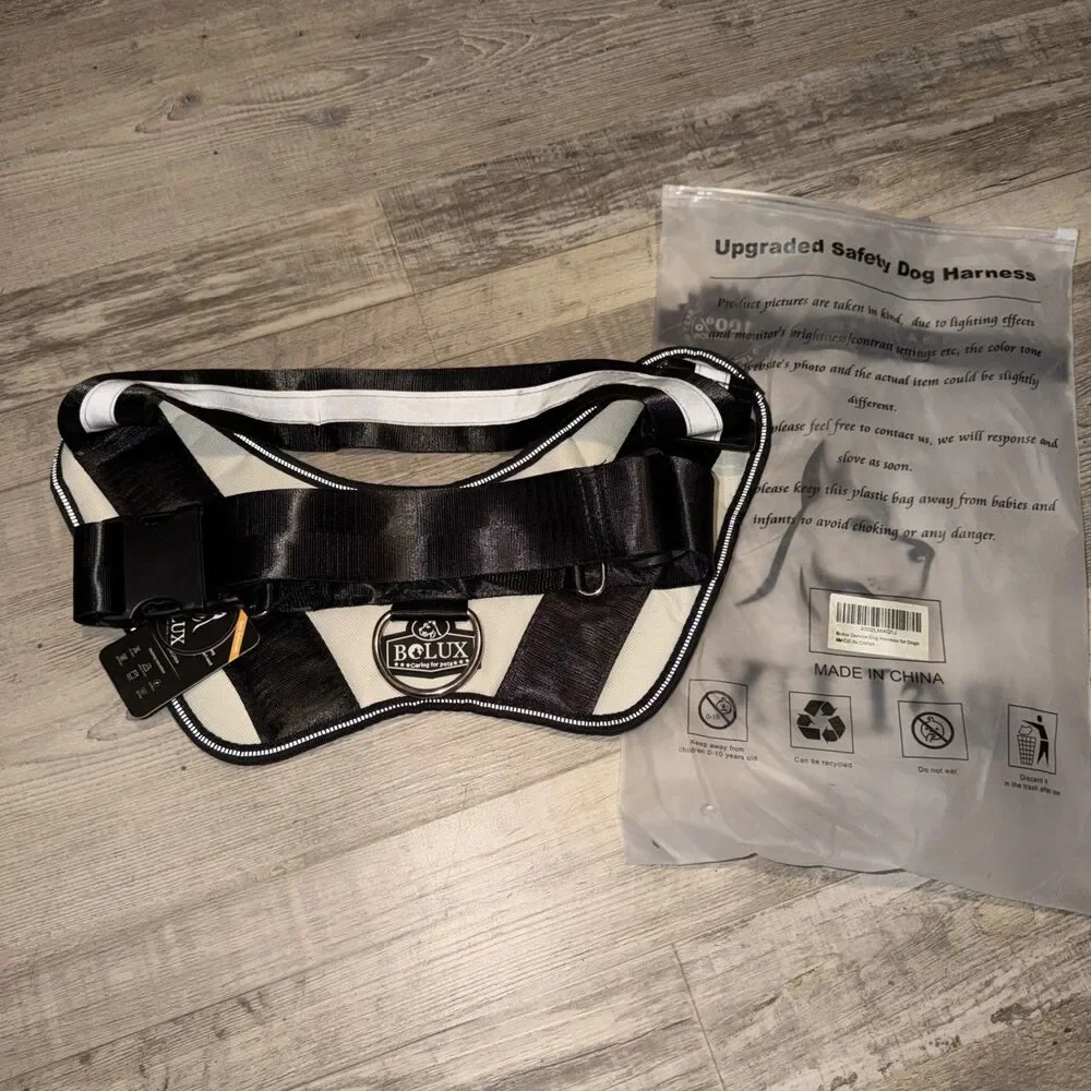 Bolux L No Pull Dog Harness Large Breed Reflective Adjustable Pet Harness NWT